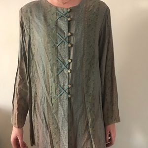 VINTAGE Jamie Brooke Button Up Blouse